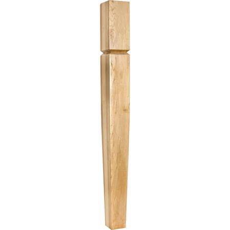Hardware Resources 3-1/2" Wx3-1/2"Dx35-1/2"H Hard Maple Grooved Arts & Crafts Post P60-HMP